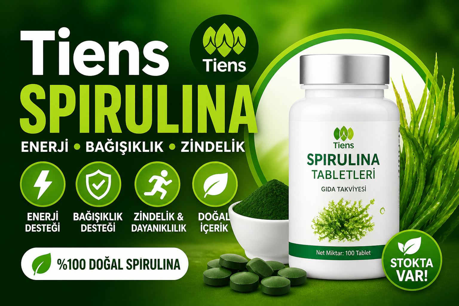 Tiens Spirulina Nedir? İçeriği, Faydaları, Kullanımı ve Gerçek Yorumlar (2026 Rehber)